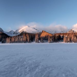 Štrbské pleso s deťmi